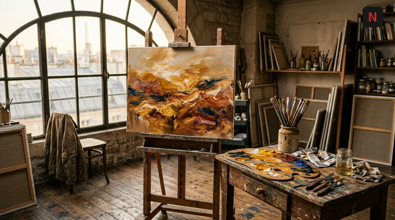 Werk des Künstlers: Künstlerisches Schaffen, Atelier und Gemälde im Überblick